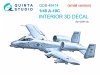 Quinta Studio QDS-48474 A-10C 3D-Printed coloured Interior on decal paper (GWH) (Small version) 1/48